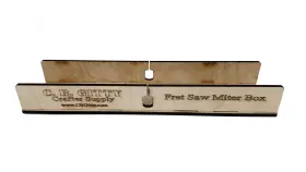 C. B. Gitty 7539562935 Fretting Miter Box Kit For Guitar Necks And Fretboards Up To 2.5 Inch Wide