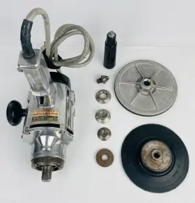 Craftsman 315.11500 Vintage 3-speed Sander Polisher With Metal Case And Accessories