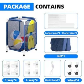 Rl-poolsto-02 Display Riser Pool Float Storage Organizer - 39.4 Inch L X 25.6 W H #3