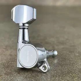Gotoh 1644 Schaller-style Knob Chrome Tuners 6-in-a-line