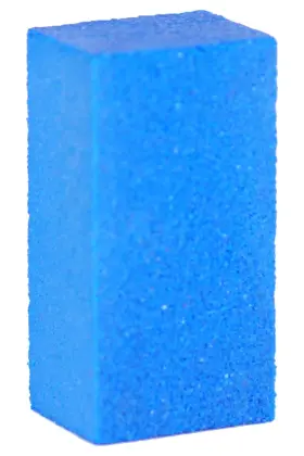 Tools4boards Gs001 Soft Gummy Rubber Abrasive Stone Blue 50x25x20mm