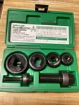 Greenlee 7235BB Slug Buster Knockout Punch Set Kit 1/2-1 1/4" Conduit. Fixed Price $64.95.