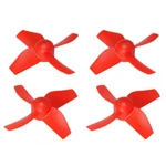 Microheli Plastic 4-BLADE Propeller 31MM/1.0MM Shaft Cw/ccw Set (red). Fixed Price $5.49.